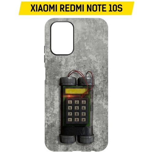 Чехол-накладка Krutoff Soft Case Cтандофф 2 (Standoff 2) - C4 для Xiaomi Redmi Note 10S черный