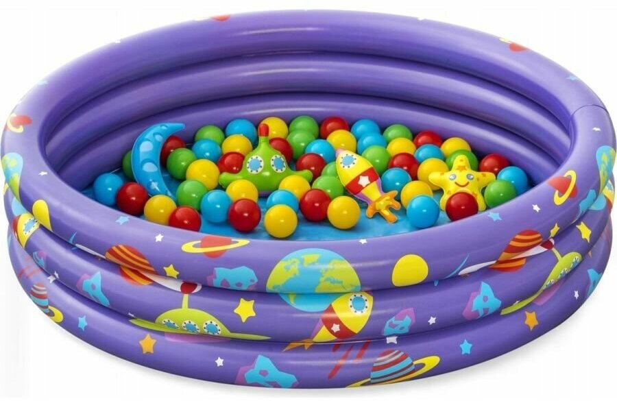 Надувной бассейн с мячами Intergalactic Surprise - фотография № 1