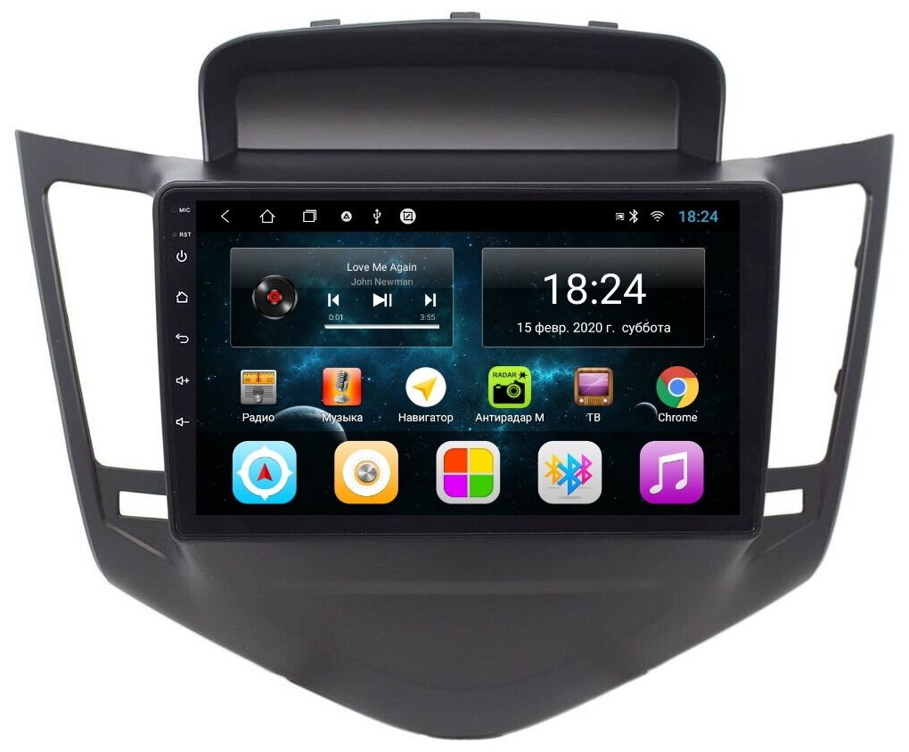 Магнитола CRS-300 Шевроле Круз, Chevrolet Cruze 2009-2012 - Android 11 - IPS - DSP 18 полос