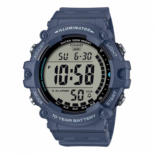 фото Наручные часы casio casio ae-1500wh-2a, синий, серый