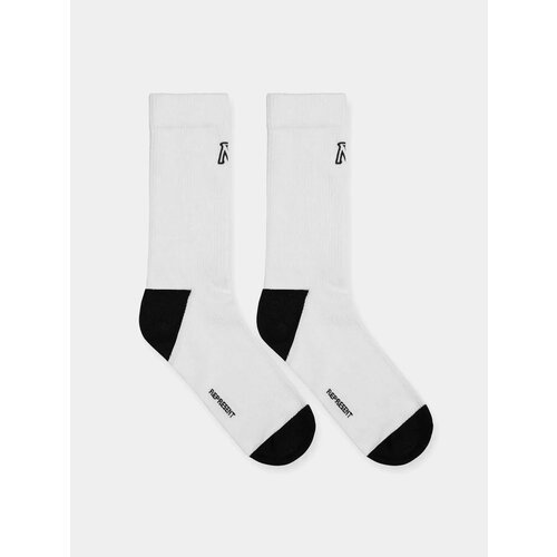 Носки Represent Clo Initial Socks, размер OneSize, белый, черный