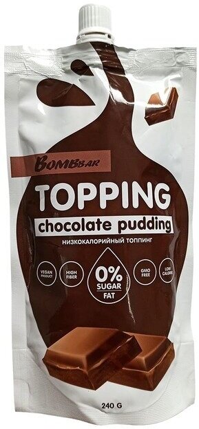 BOMBBAR Топпинг 240 г (Шоколадный пудинг)