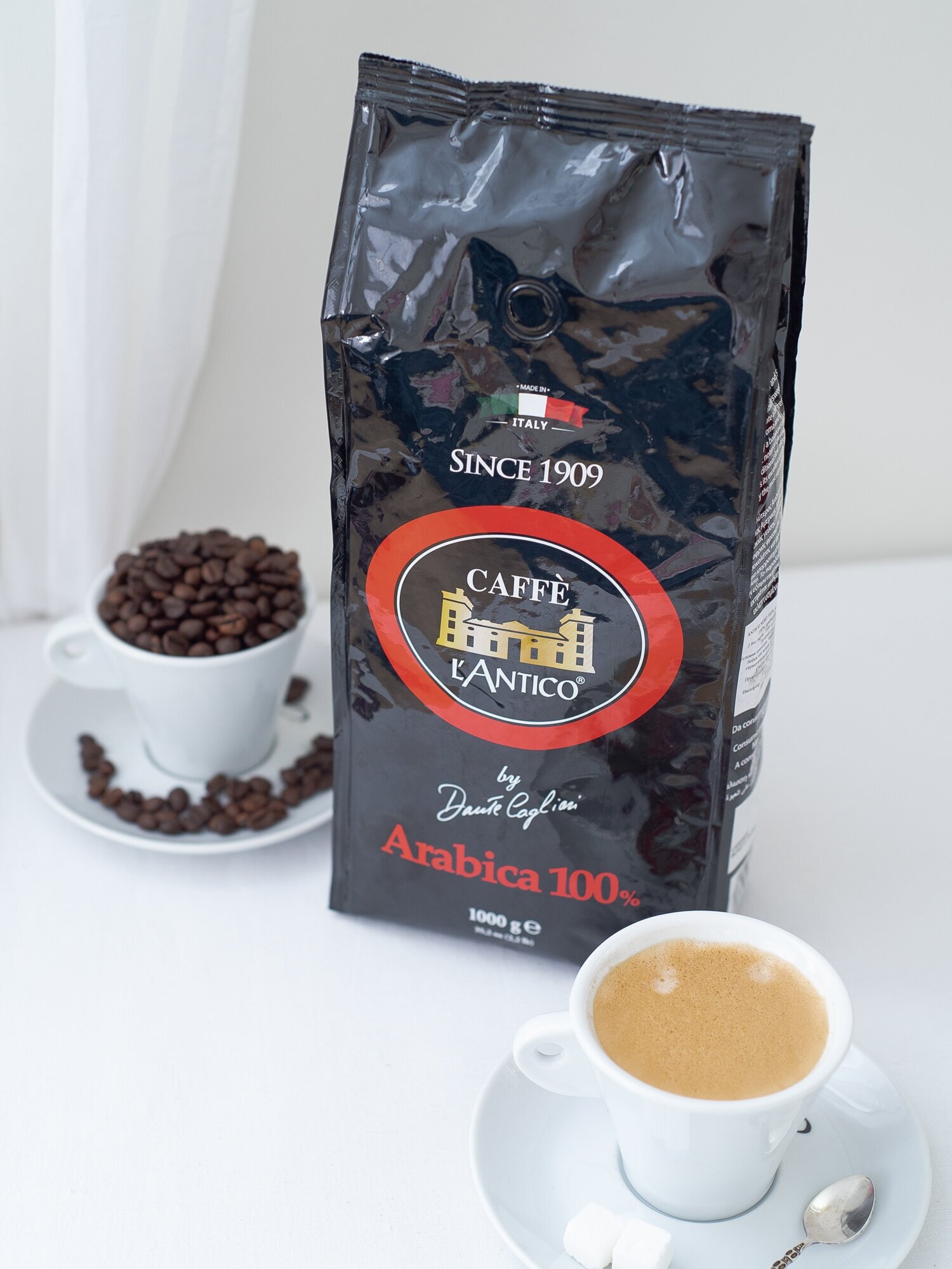 Кофе в зернах L'Antico Nero PURE ARABICA - фотография № 3