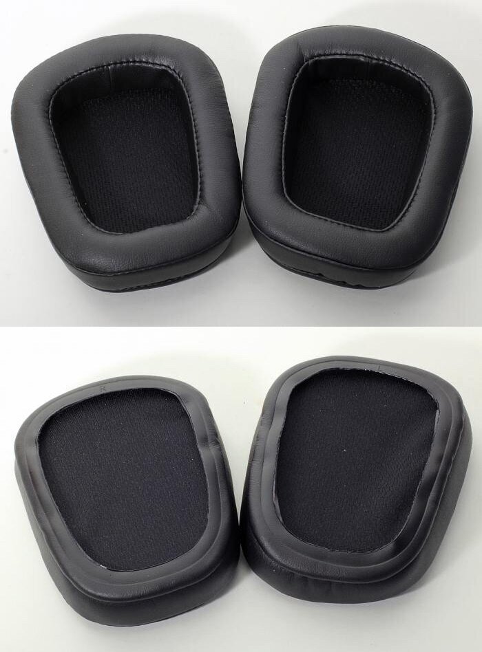 Ear pads / Амбушюры для наушников Logitech G933 / G935 / G633 / G635 экокожа