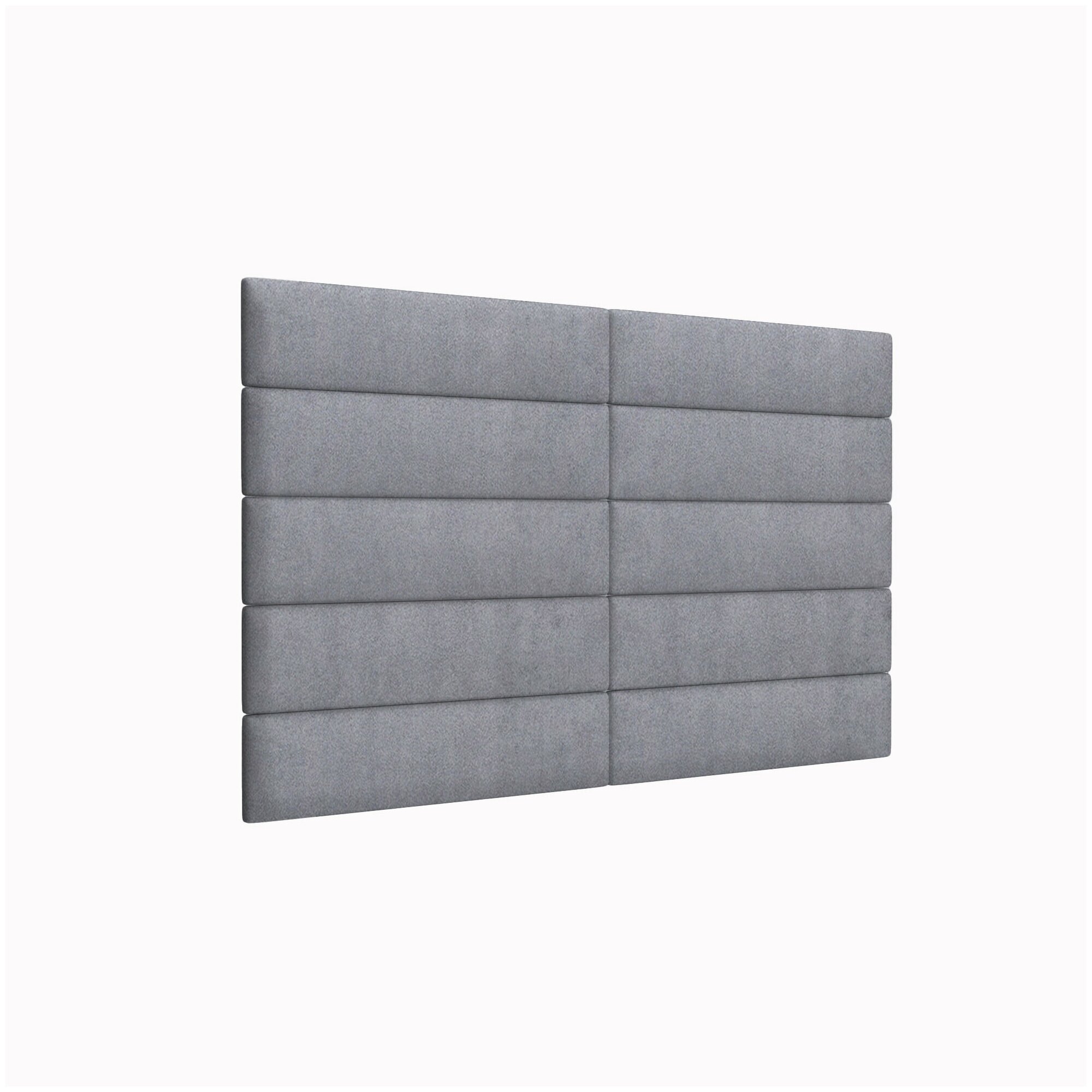 Мягкие обои Alcantara Gray 15х60 см 2 шт.