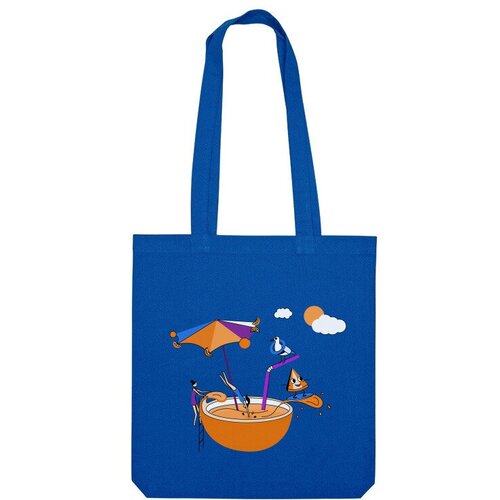 фото Сумка шоппер us basic, синий