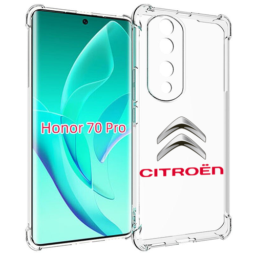 Чехол MyPads citroen-3 мужской для Honor 70 Pro / 70 Pro Plus задняя-панель-накладка-бампер