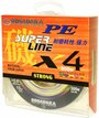Шнур плетен. Kosadaka "SUPER LINE PE X4" 300м, цв. multicolor; 0.18мм; 10.1кг