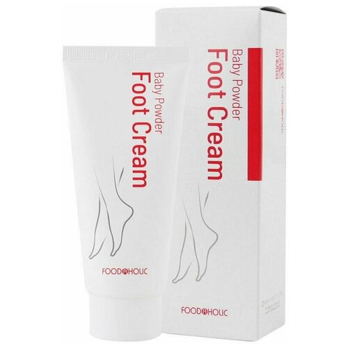 FOODAHOLIC Крем для ног с детской пудрой Baby Powder Foot Cream 100мл