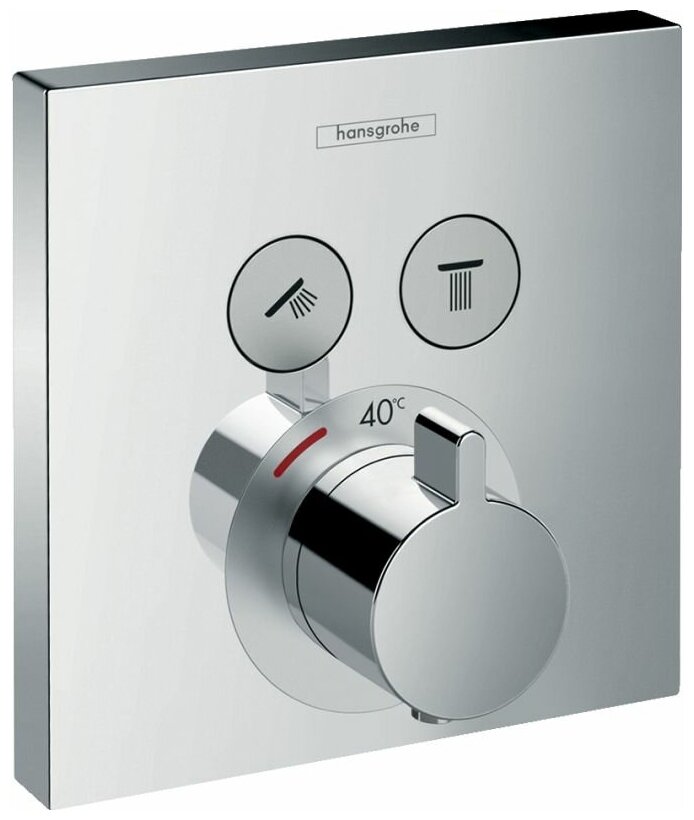 Смеситель для ванны Hansgrohe Select 15763000 (внешняя монтажная часть)