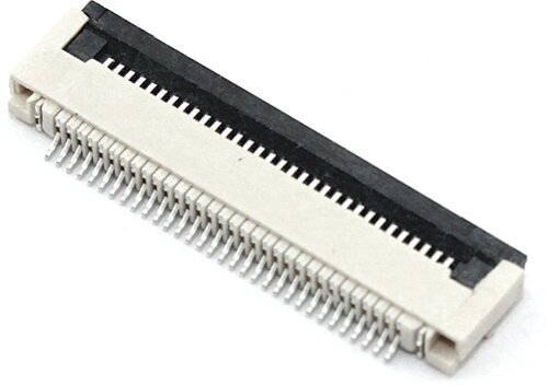Разъем FPC Flip-Lock 0510-32RLGF 32 pin высота 1мм шаг 0,5мм