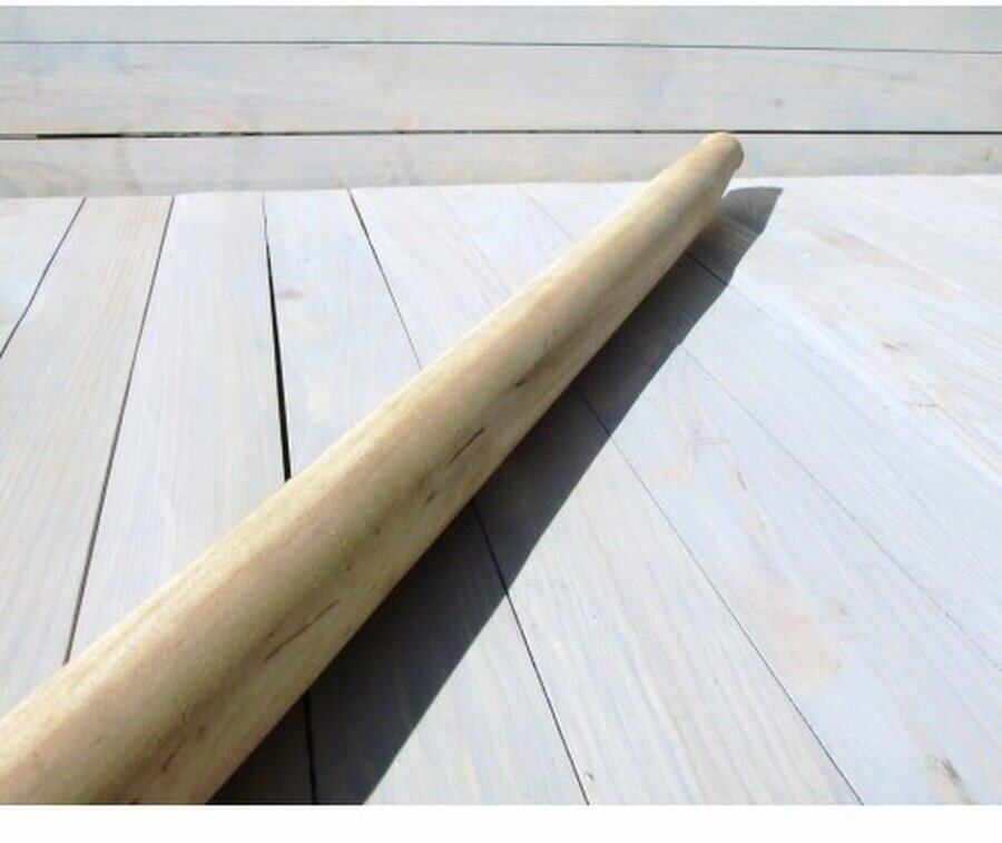 Черенок для лопаты, тяпки, швабры деревянный 32 мм 1,2 метра - фотография № 4