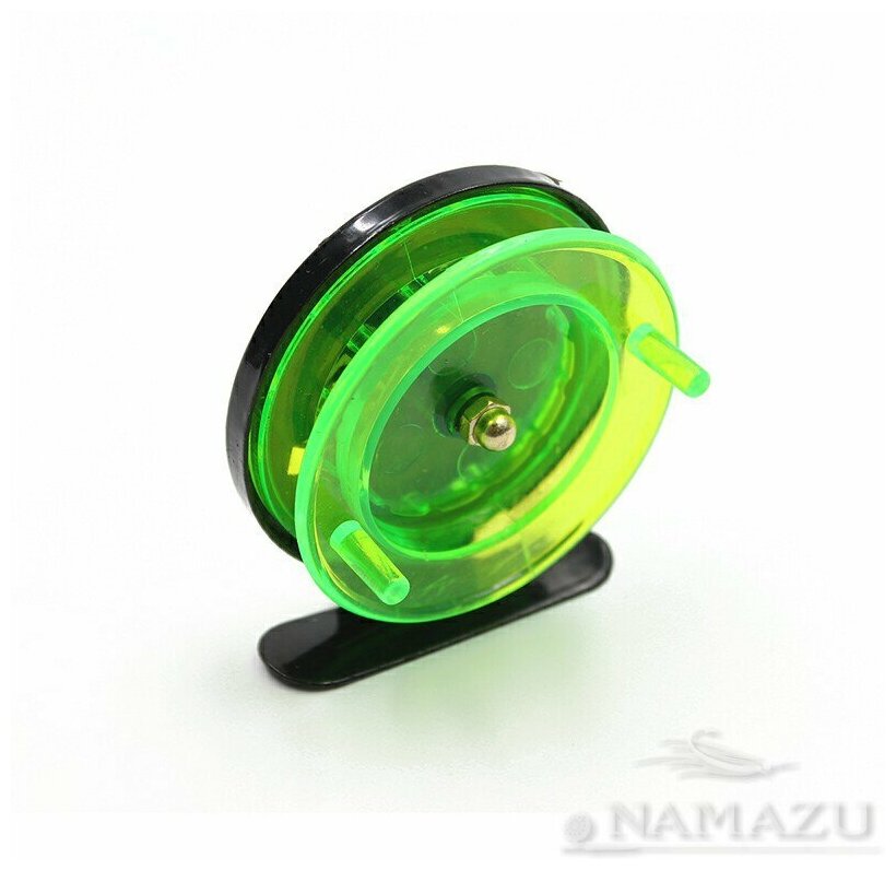 Катушка проводочная Namazu Scoter, пластиковая, 6.5 см, зеленая