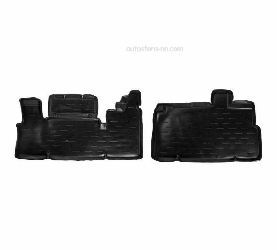 AIRLINE ACMPS18 Коврики в салон ГАЗель Бизнес (Фермер) (330232) (1995-) второй ряд (1 шт), высокий борт, полим