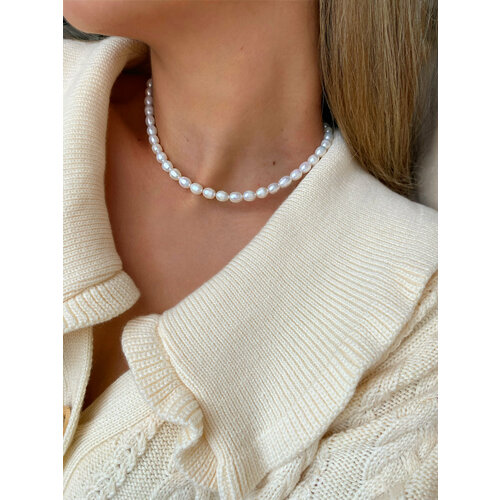 Колье ALLUMER жемчуг барочный длина 34 см белый 2254₽