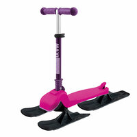 Детский трехколесный самокат снежный MAXISCOO MINI с лыжами. Самокат трансформер 2 в 1, установите лыжи вместо  ...