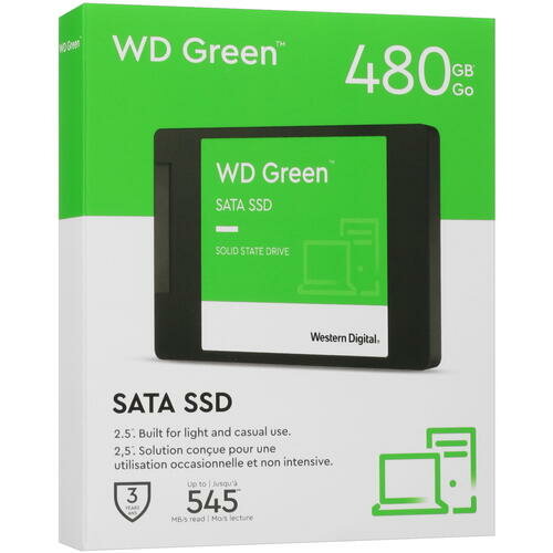 Твердотельный накопитель Western Digital WD Green SATA 480 ГБ SATA WDS480G3G0A - фотография № 17