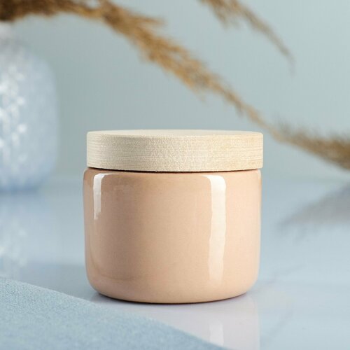 Ёмкость для специй с деревянной крышкой Вятская 01л 65х6см бежевый 437₽