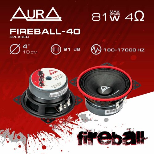 Эстрадная акустика AurA FIREBALL-40 1810₽