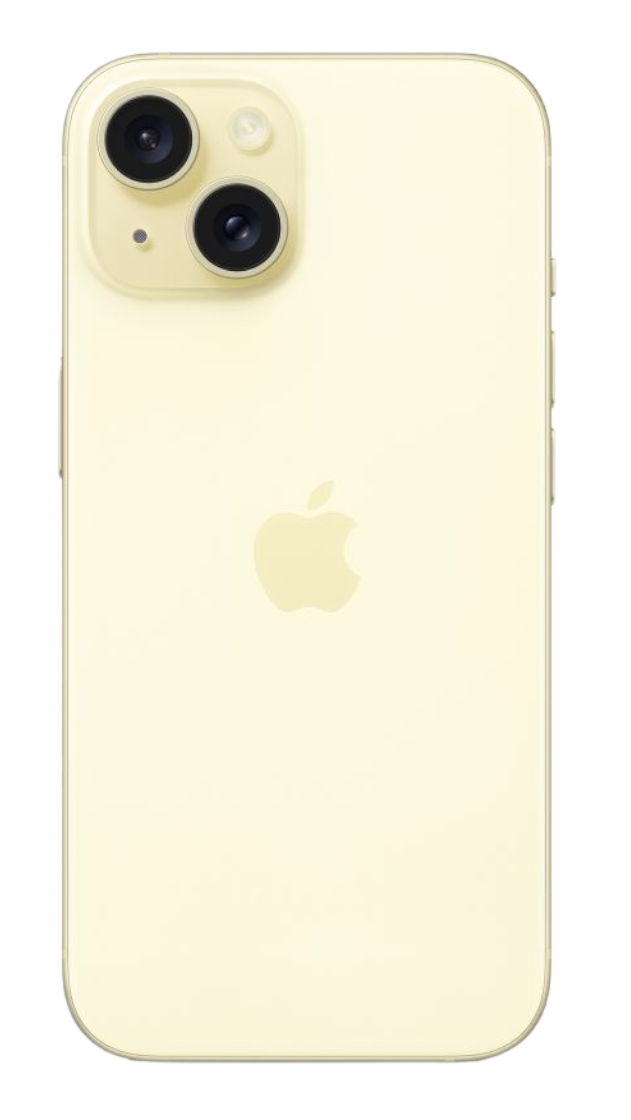 Смартфон Apple iPhone 15 256 ГБ (nano-SIM + eSIM), желтый