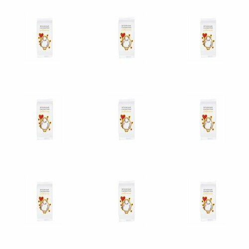 Cotto Влажные салфетки Овечка на Хлопковой основе универсальные, 8 шт в уп, 9 уп