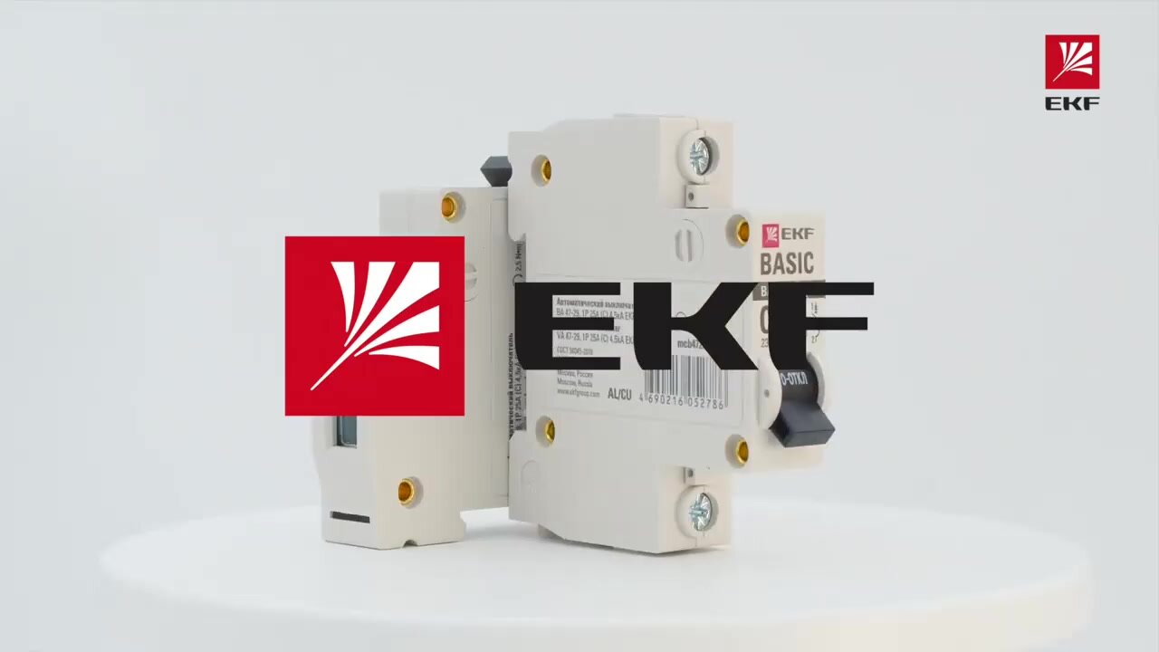 Автоматический выключатель EKF ВА 47-29 (C) 4,5kA 25 А — фото 1
