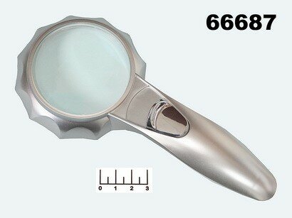 Лупа с подсветкой 6LED 6* 65мм TH-600555