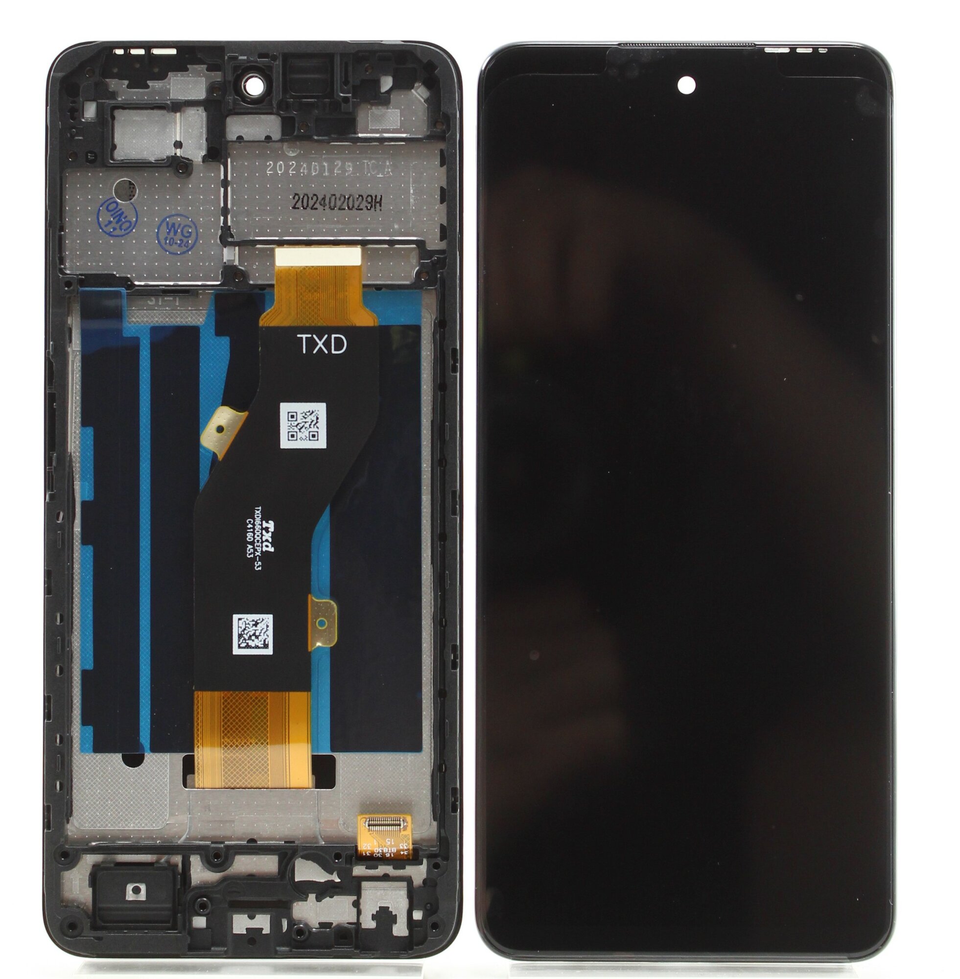 Дисплей для Infinix Smart 8 (X6525) в рамке Черный