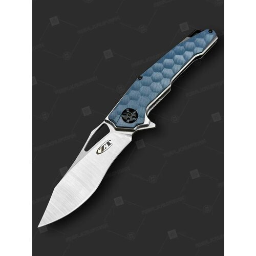 Нож складной туристический Zero Tolerance 0254, сталь 8Cr13MoV, рукоять G-10, светло-синий, edc, замок Liner-Lock