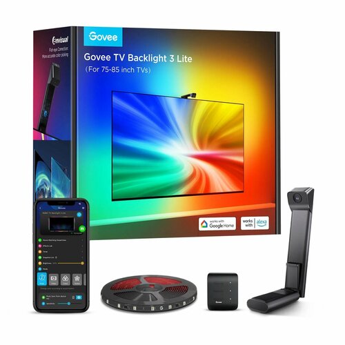 Эмбилайт подсветка Govee TV Backlight 3 Lite для телевизора 75 - 85 H60993D2 41040₽