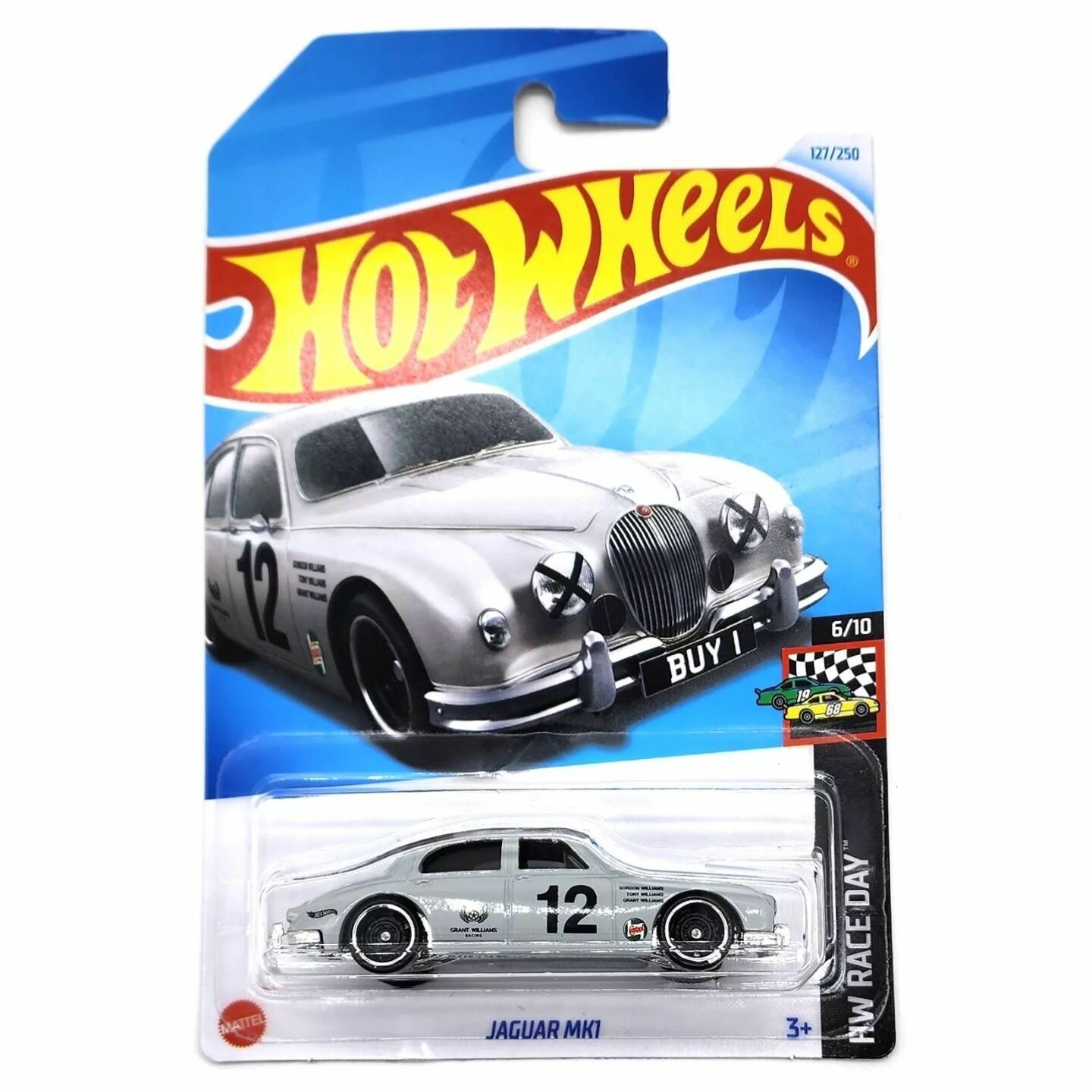 Машина Hot Wheels "Jaguar MK1", коллекционная, масштаб 1:64, металл/пластик