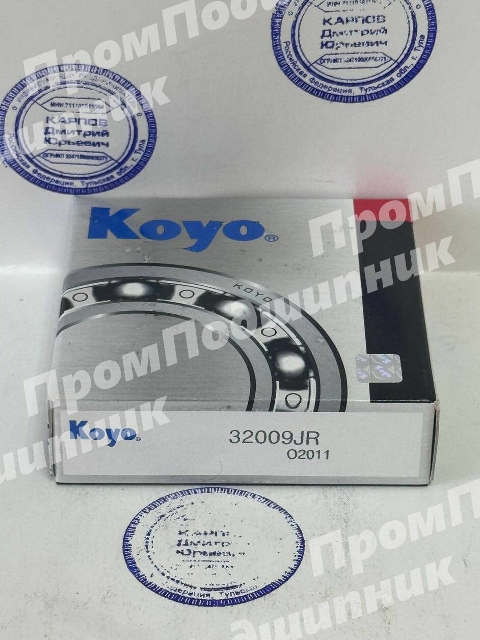 Koyo 32009JR подшипник конический универсальный, 45х75х20 мм