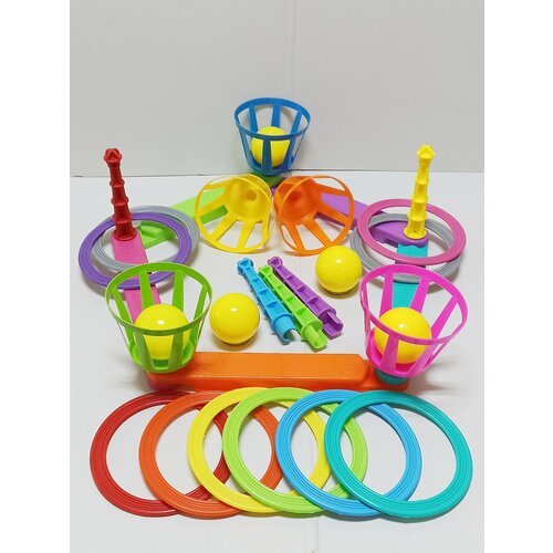 Игра 2 в 1 кольцеброс