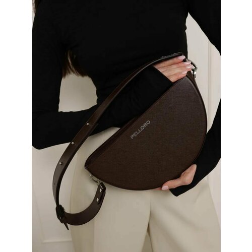 Сумка хобо PELLORO, коричневый