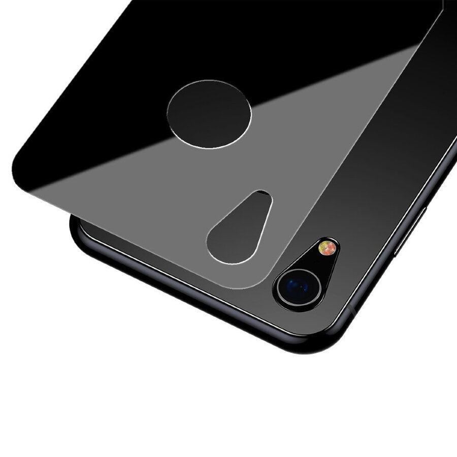 Защитное стекло заднее BASEUS SGAPIPH61-BM01 для iPhone XR, черный — фото 1