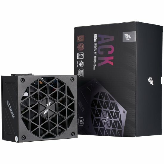 Блок питания 1STPLAYER ACK BRONZE, 650W, 80+ Bronze, ATX 3.1 (HA-650AA2) — фото 1