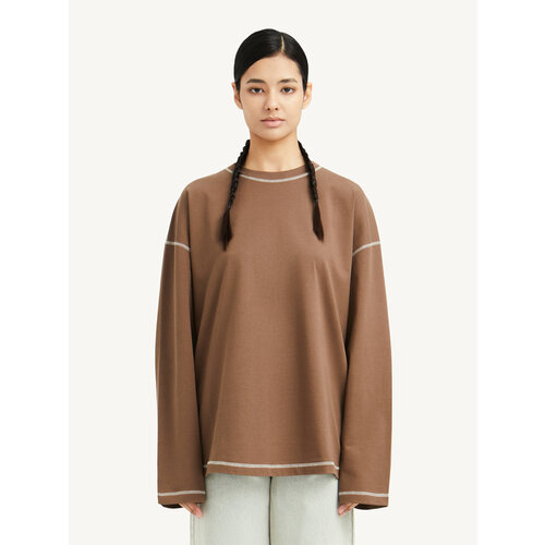 фото Лонгслив muted, размер l/xl, , шоколадный