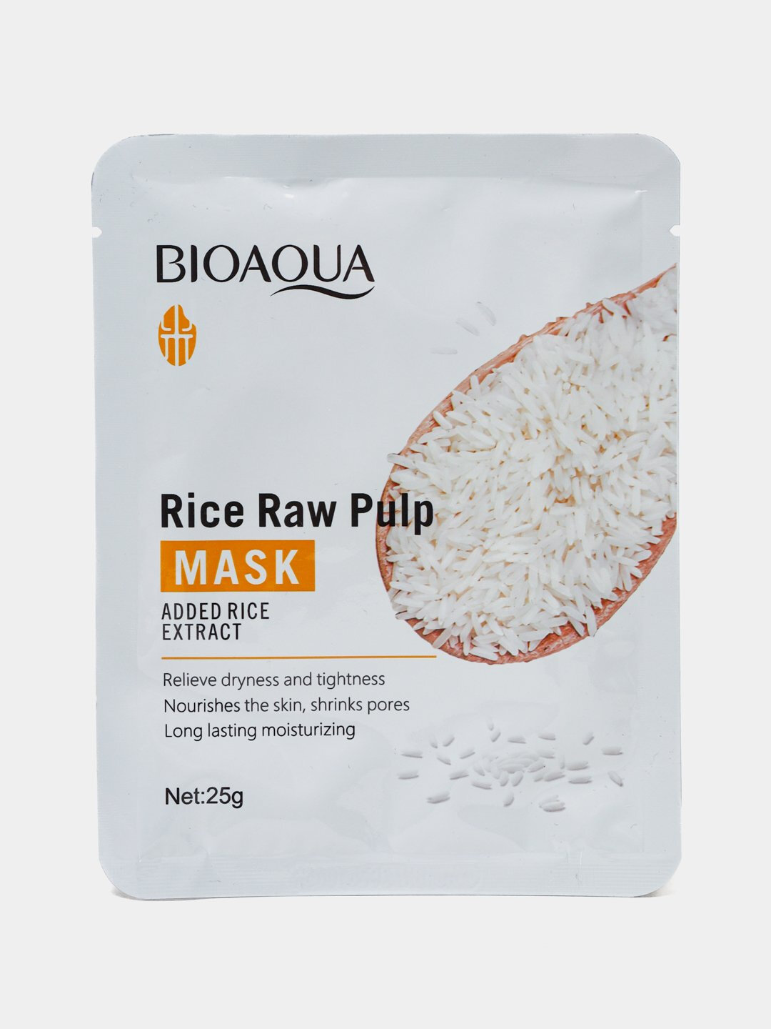 Тканевая маска BIOAQUA, одноразовая, увлажняющая, восстанавливающая Rise Raw Pulp