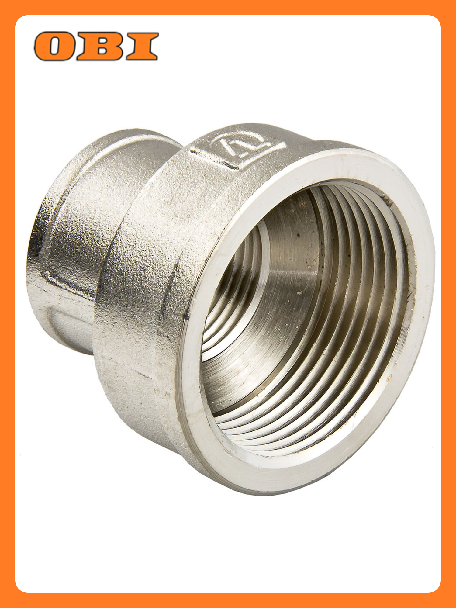 Муфта VALTEC латунь никелированная переходная 1