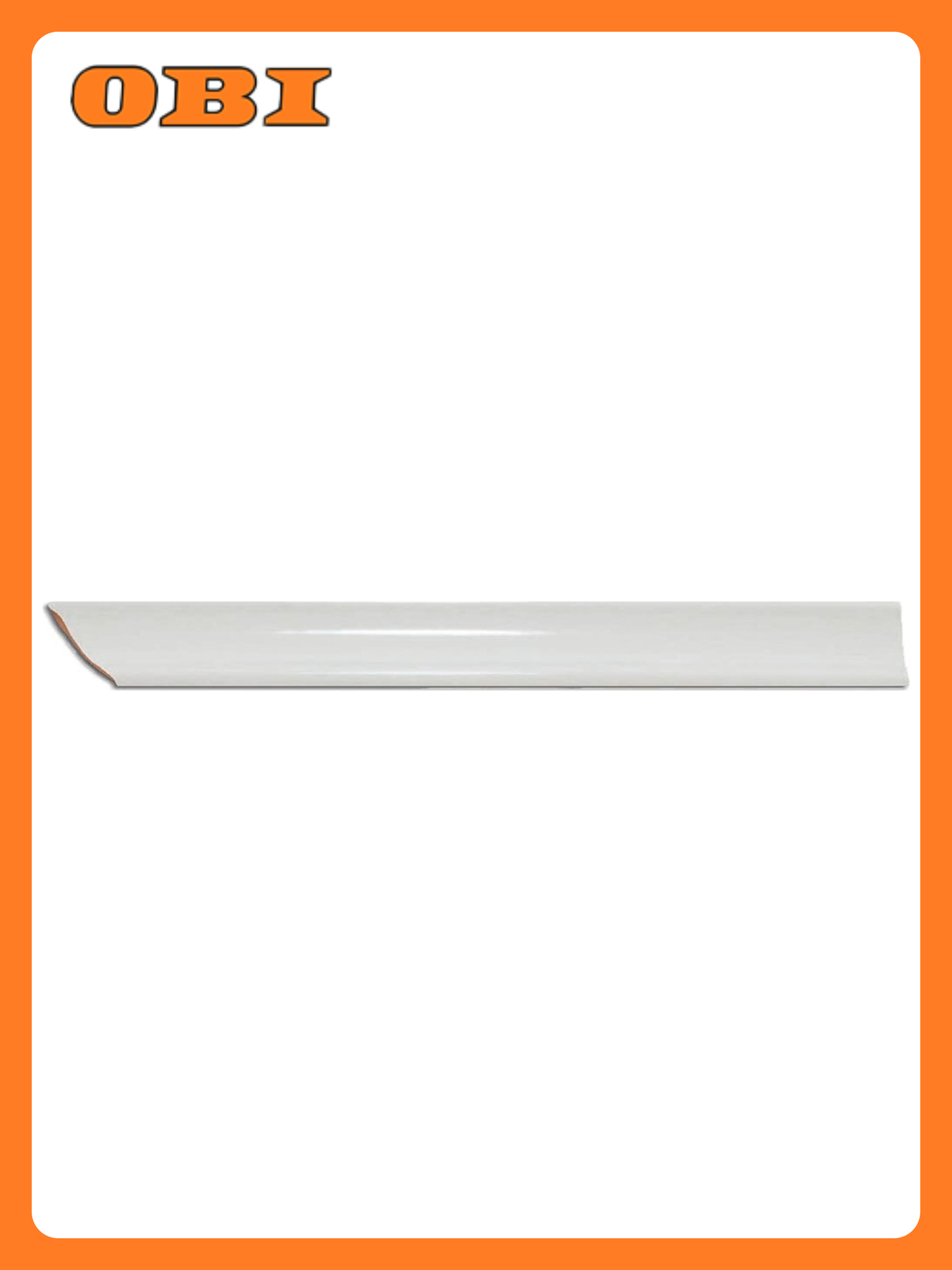 Керамический уголок Е20000 белый глазурованный 20x25x10 см 1шт