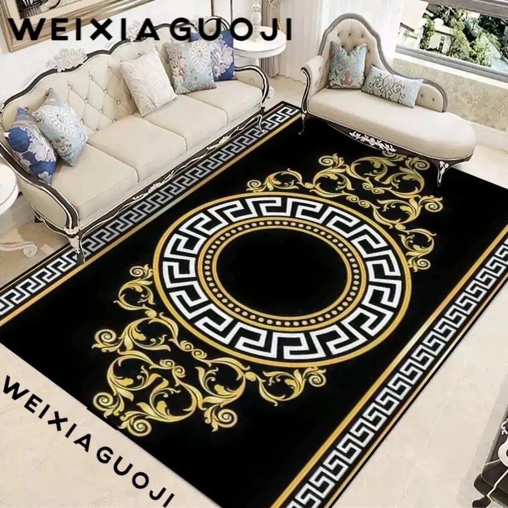 Коврик для кухни 140x200 см 0 мм художественная печать черный