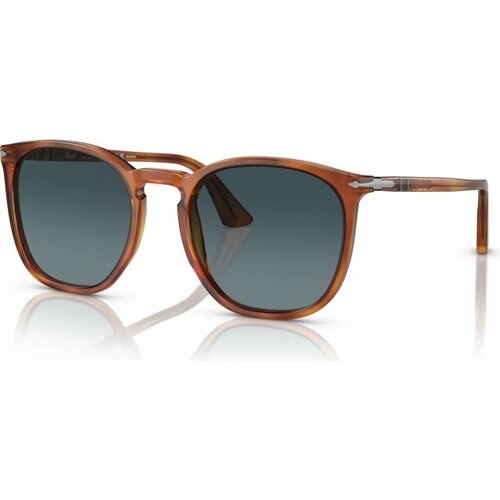 Солнцезащитные очки Persol, прямоугольные, оправа: пластик, с защитой от УФ, коричневый