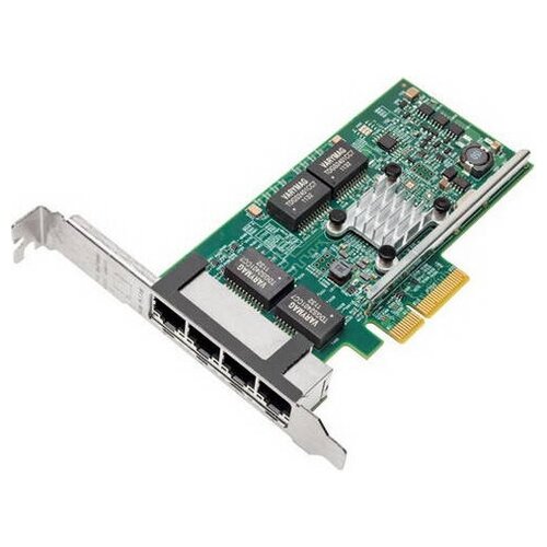 Сетевая карта Broadcom NetXtreme BCM5719-4P BCM95719A1904AC Quad-Port 1Gb RJ-45 Ethernet Server Adapter LP SGL (аналог Intel I350T4) lsi сетевое оборудование broadcom netxtreme p210p bcm957412a4120ac sgl nx e dual port 10gbe sfp ethernet adapter