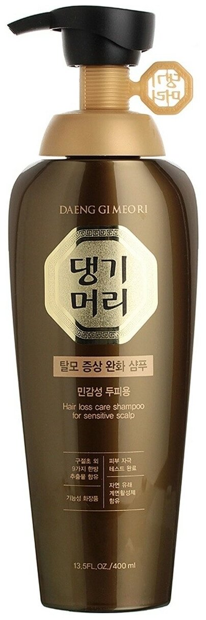 Шампунь для чувствительной кожи головы Daeng Gi Meo Ri Hair Loss Care Shampoo For Sensitive Scalp, 400 мл