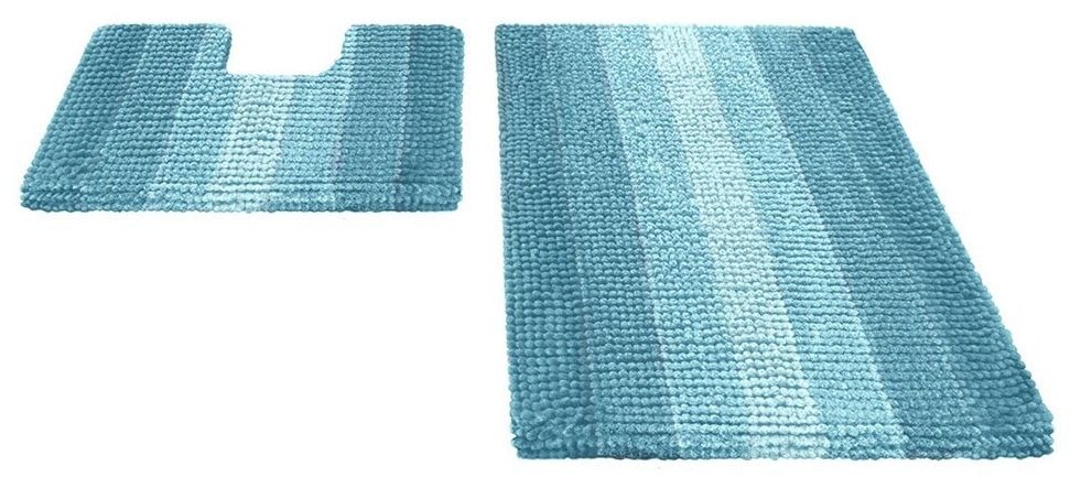 Комплект ковриков Shahintex Multimakaron 60х90 + 60х50 см для туалета
