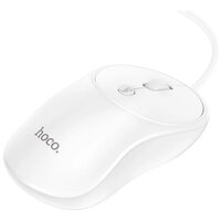 Мышь проводная Hoco GM13 Esteem Comfortable Business Wired Mouse,1.5м белый