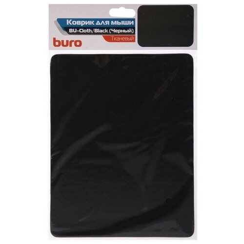 Коврик для мыши Buro BU-CLOTH 230x180x3мм чёрный 367₽