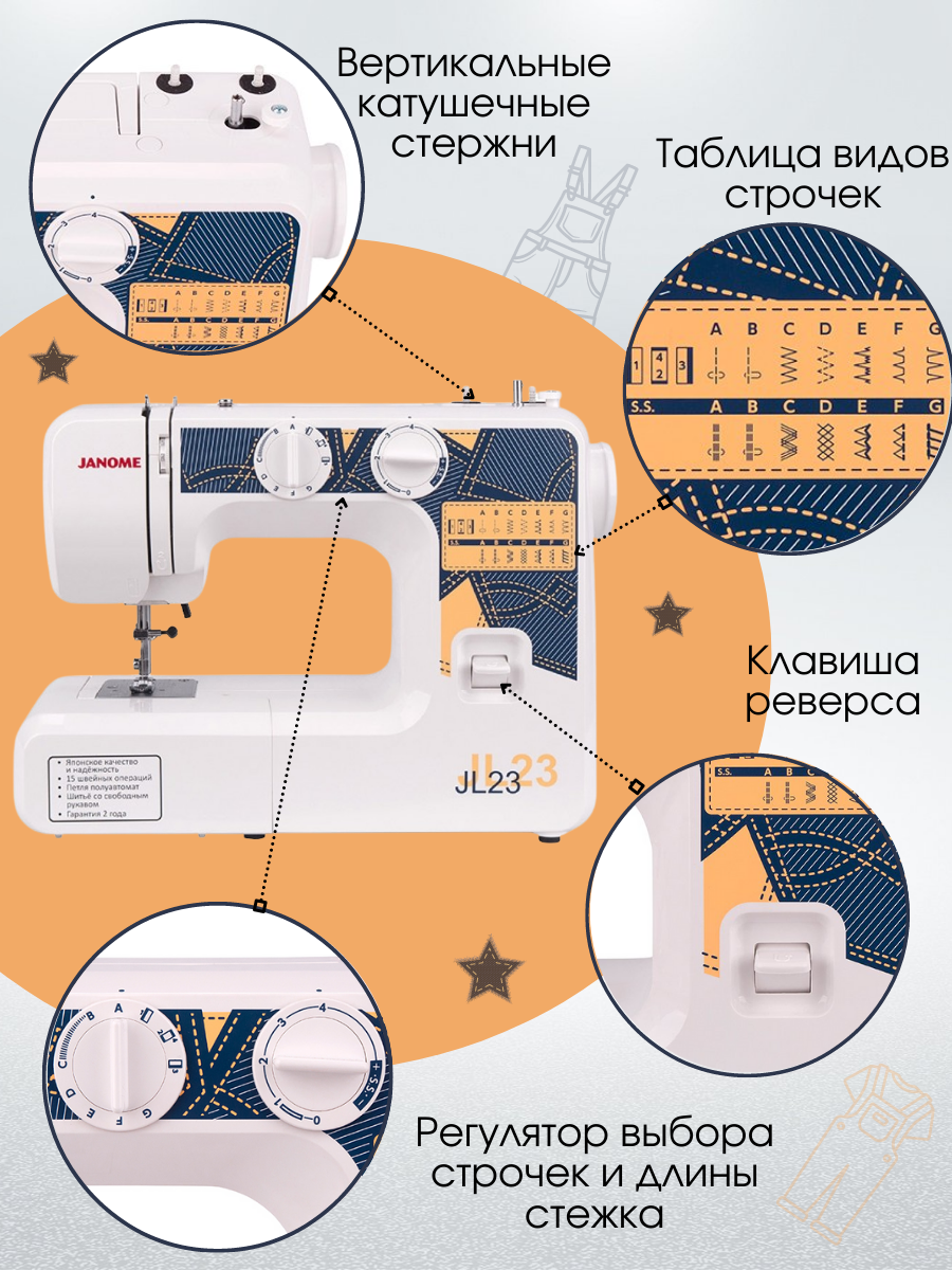 Швейная машина Janome - фото №13