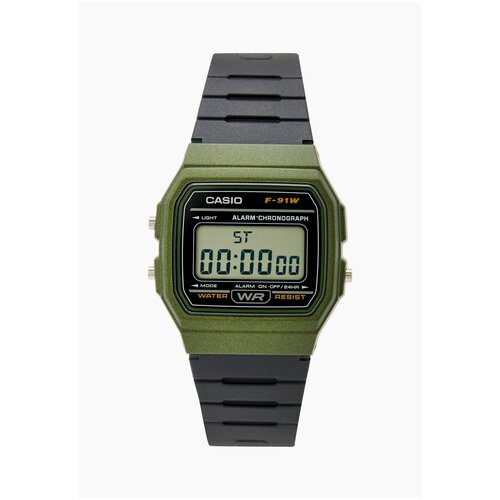 Наручные часы CASIO Collection, зеленый casio f 91wm 3adf casio f 91w 1dg casio f 91wm 2adf casio f 91wm 1bdf men wristwatch clock watch original