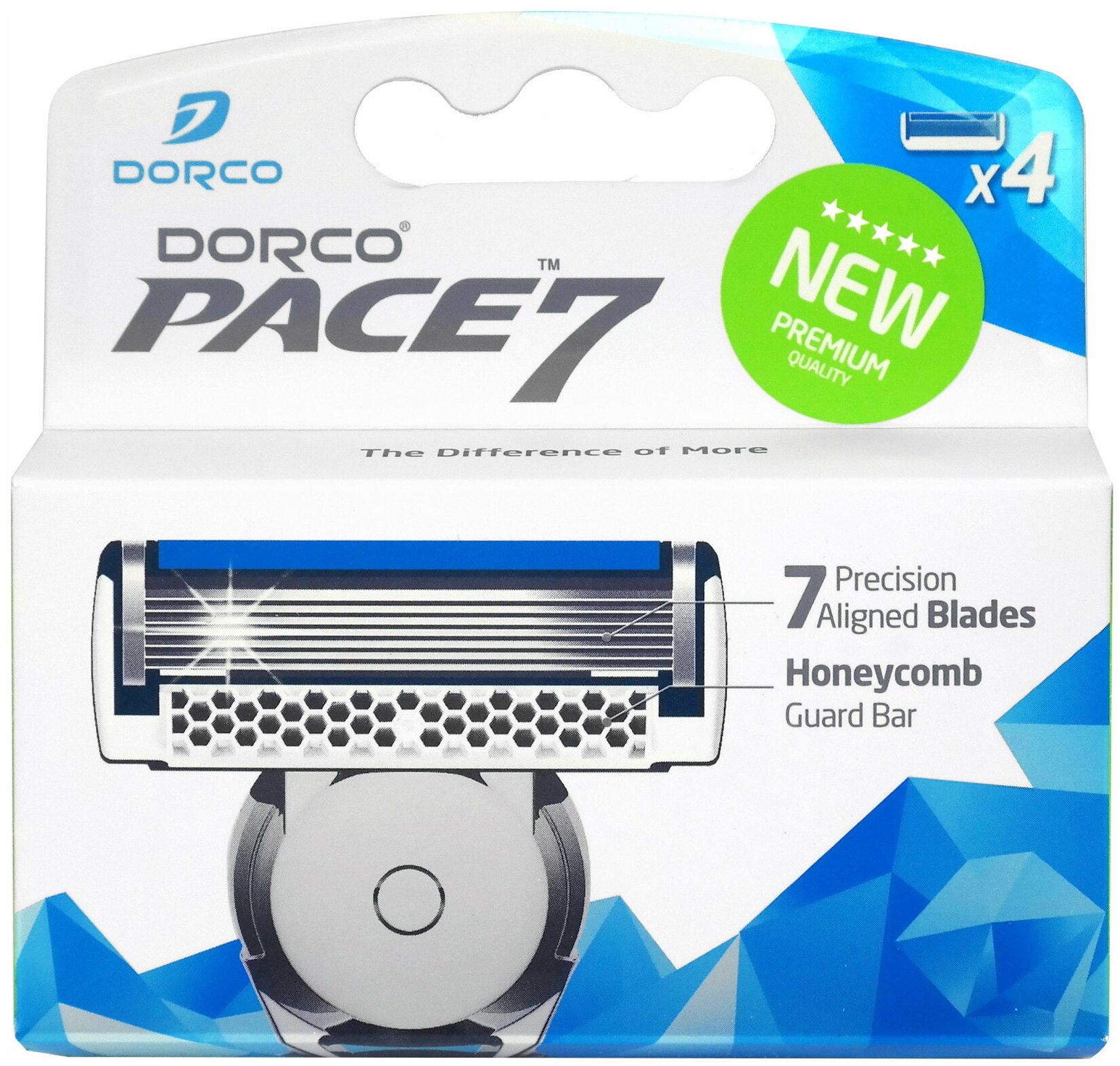 DORCO Kассеты для бритья Dorco Pace 7, 4шт.